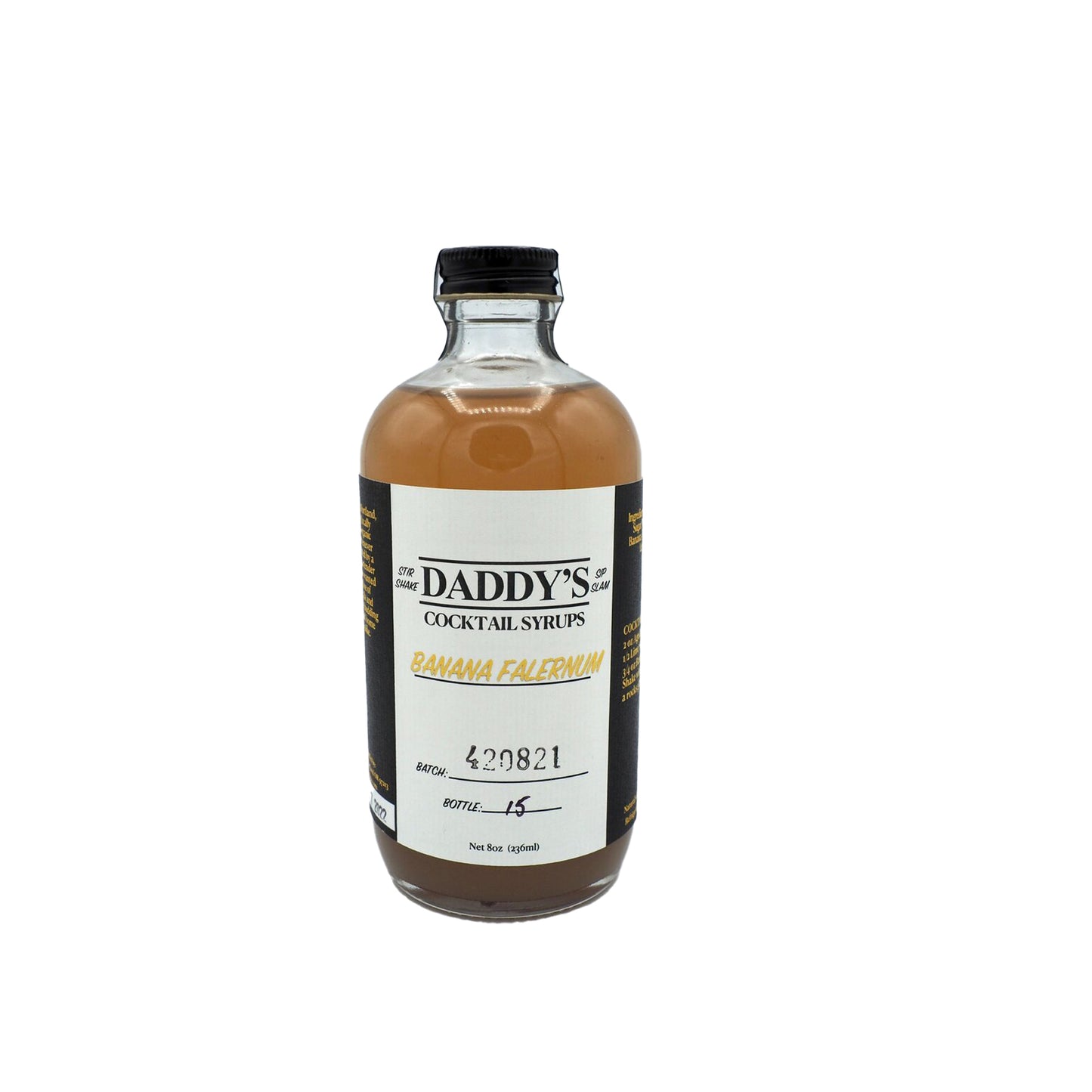 Daddy's Banana Falernum Cocktail Syrup