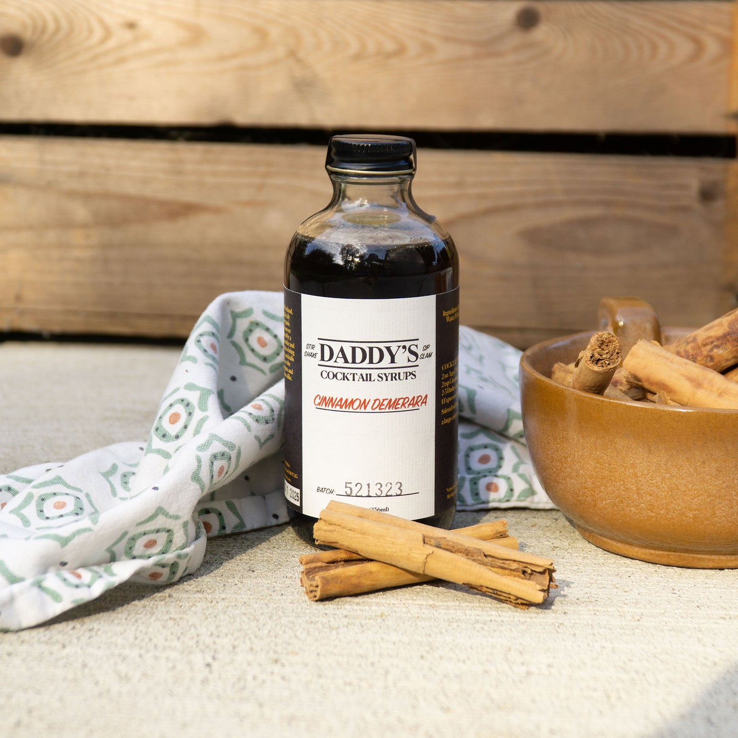 Daddy's Cinnamon Demerara Cocktail Syrup