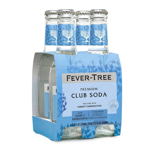 Fever Tree Premium Club Soda 4pk