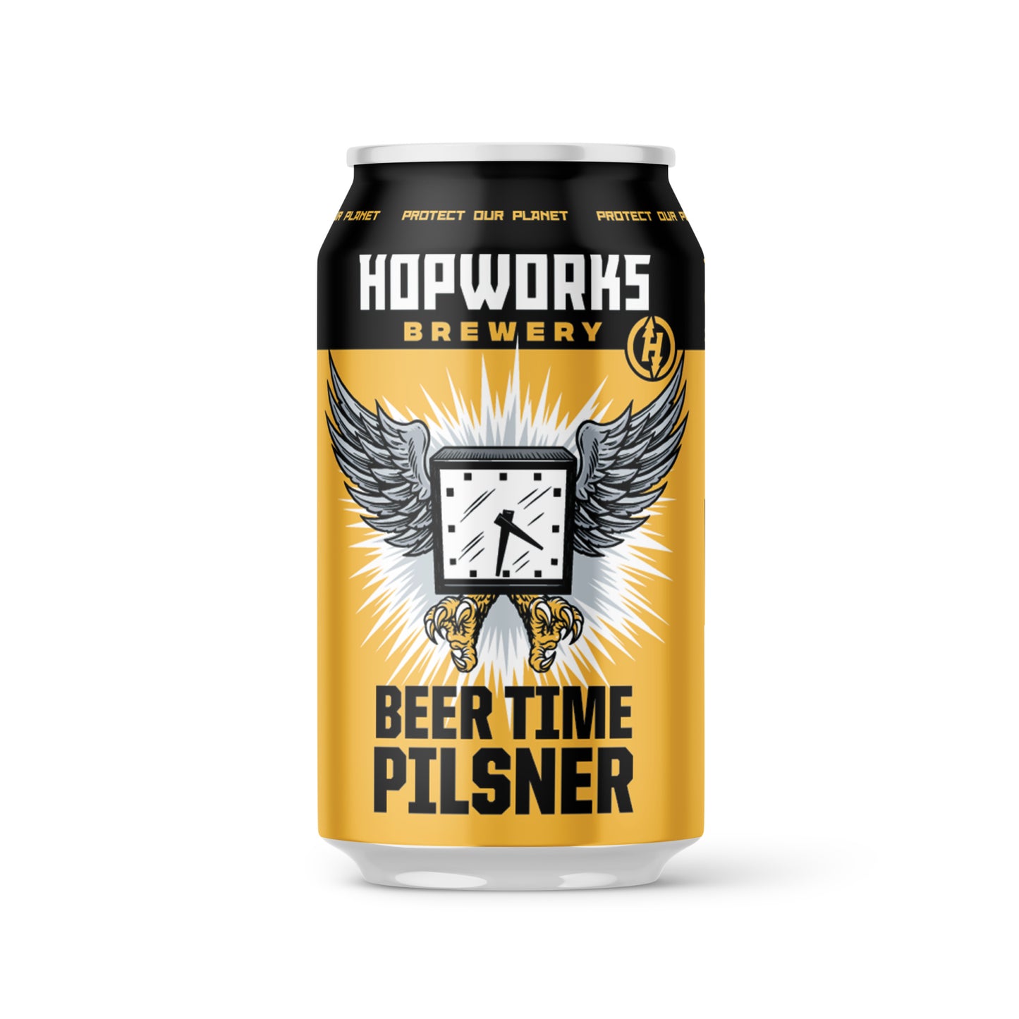 Hopworks Brewery Beer Time Pilsner