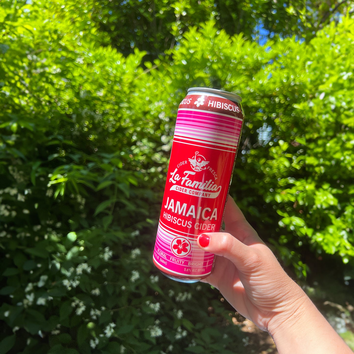 La Familia Cider Company Jamaica Hibiscus Cider