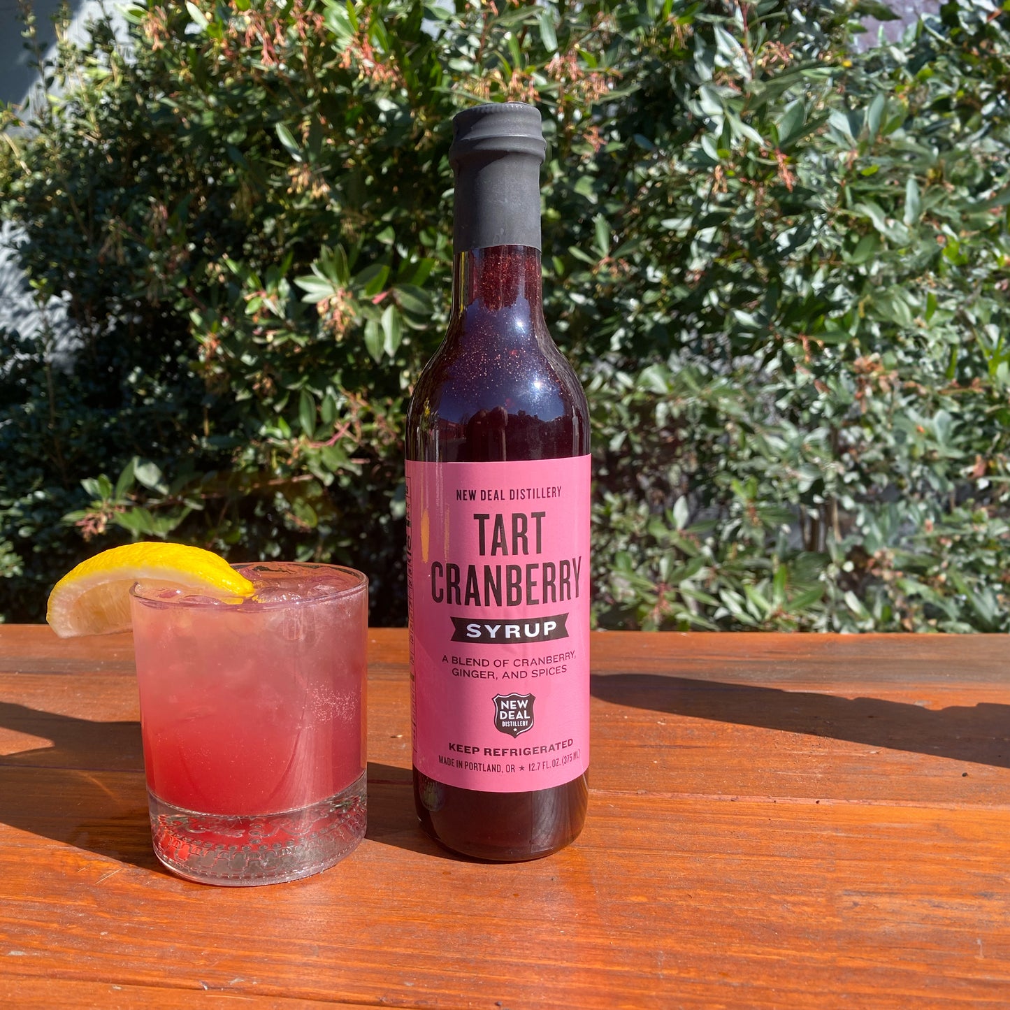 New Deal Tart Cranberry Syrup