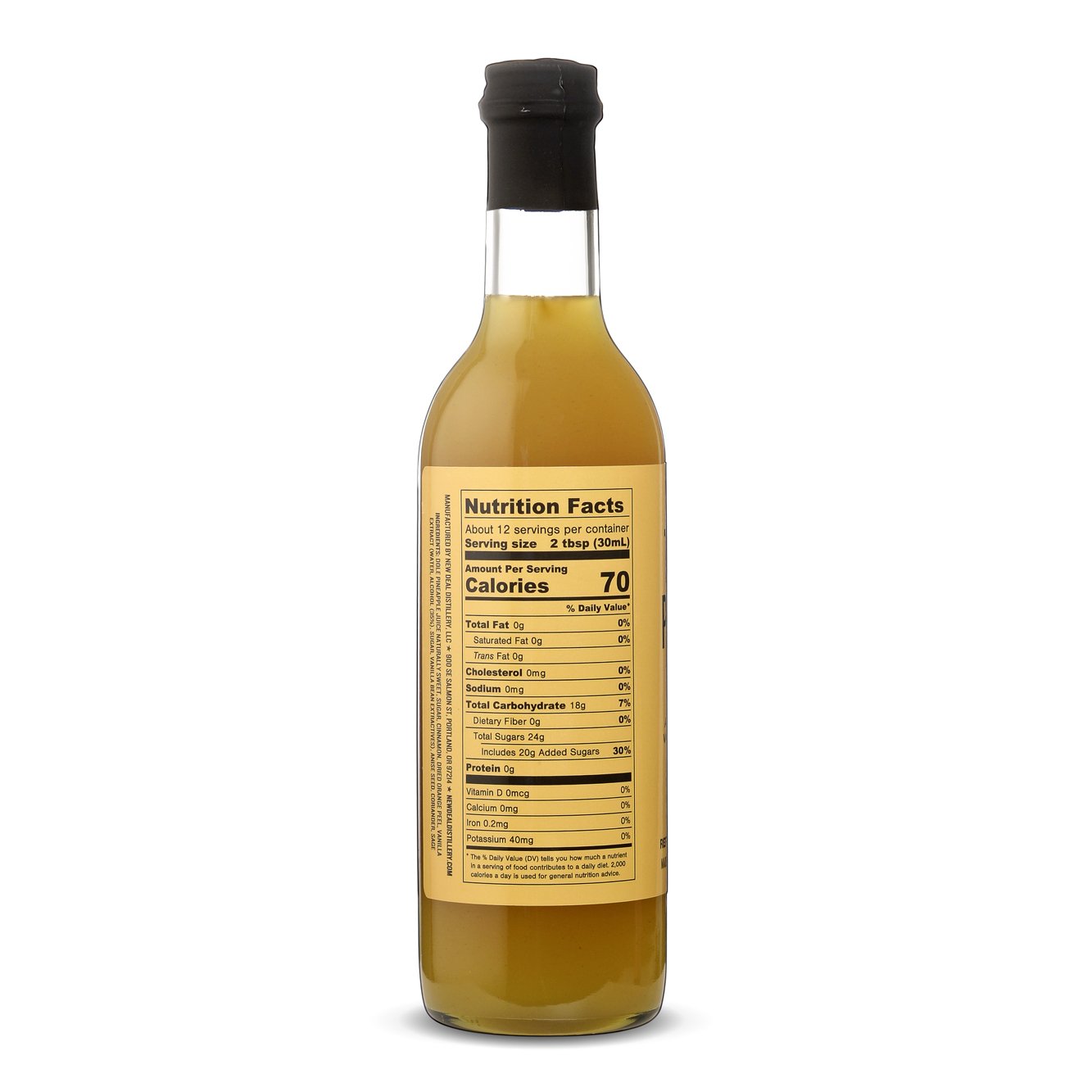 New Deal Tropical Pineapple Syrup
