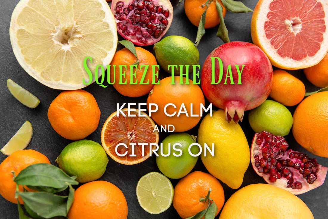 Squeeze the Day Winter Citrus fruits