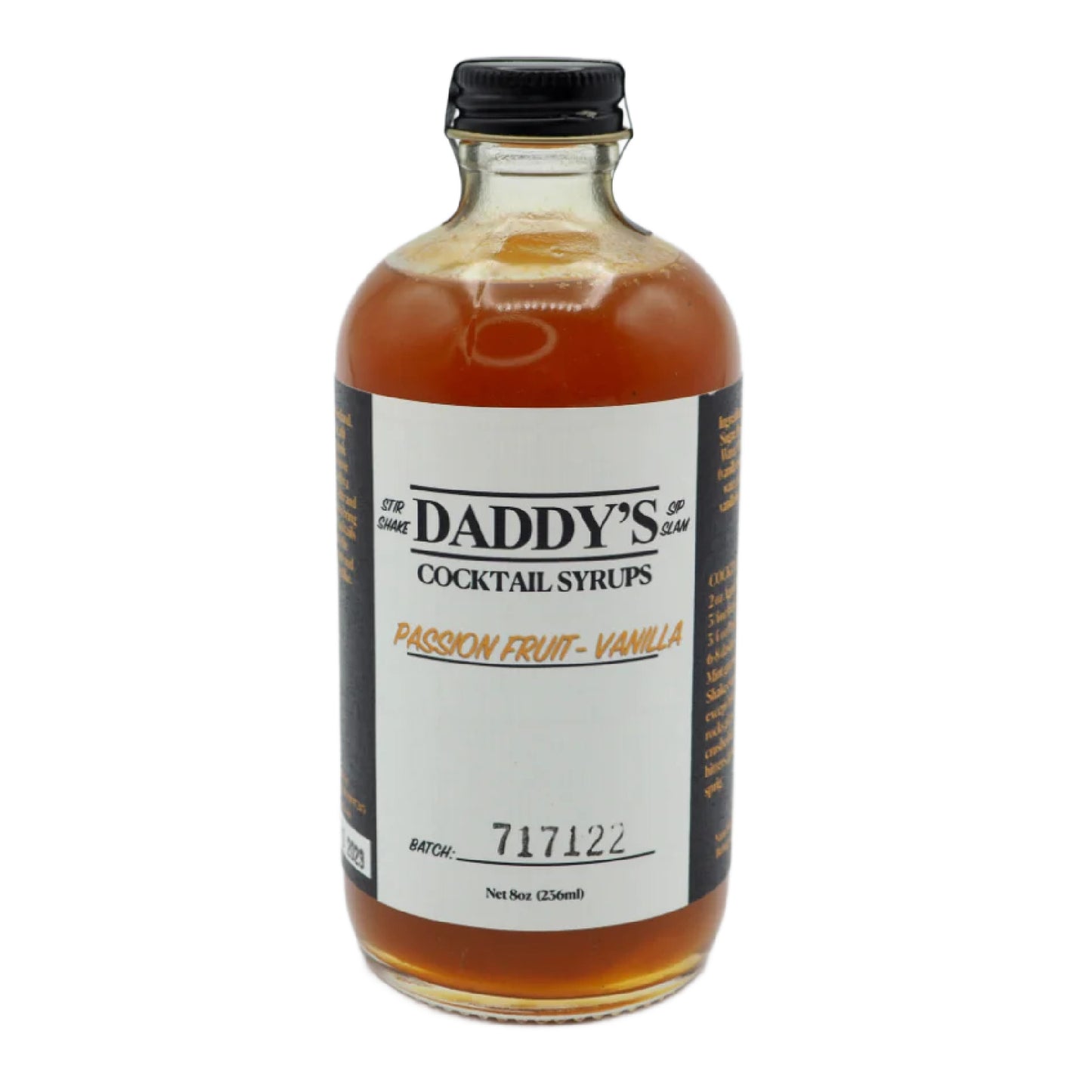 Daddy's Passion Fruit Vanilla Cocktail Syrup