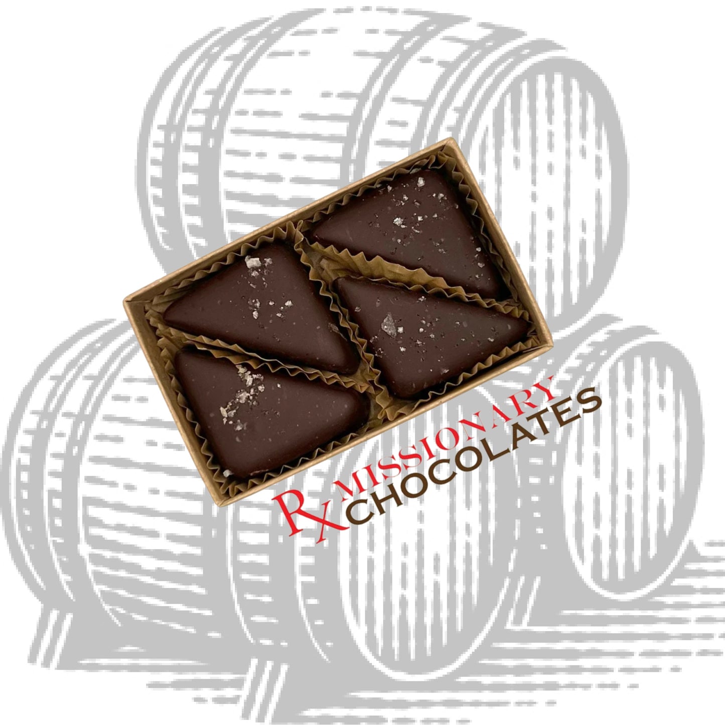 Missionary Chocolates Whiskey Truffles 4pcs