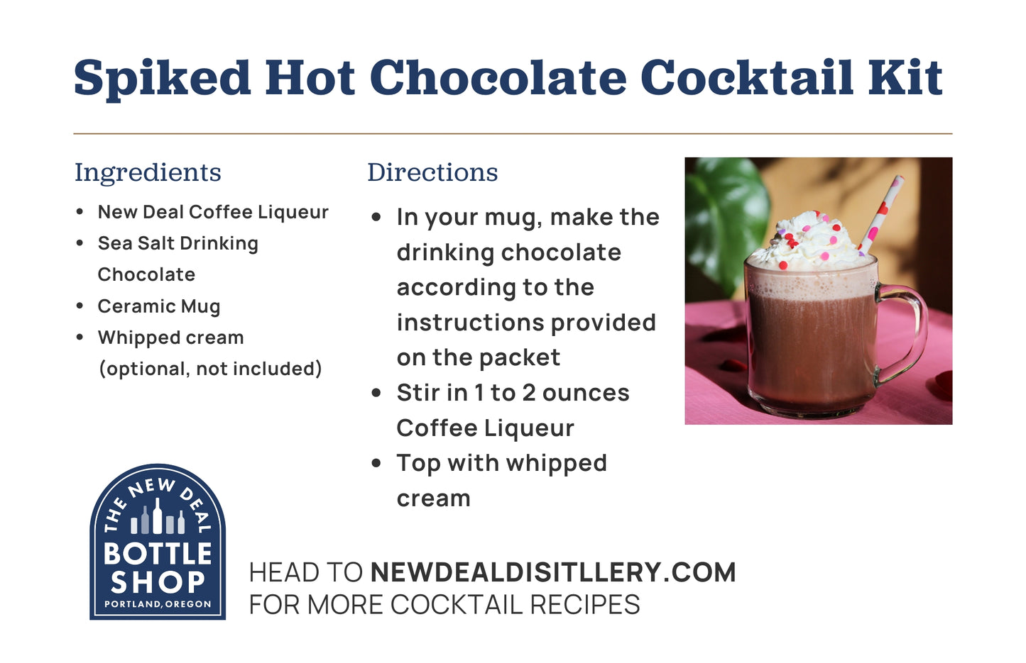 Spiked Hot Chocolate Cocktail Kit