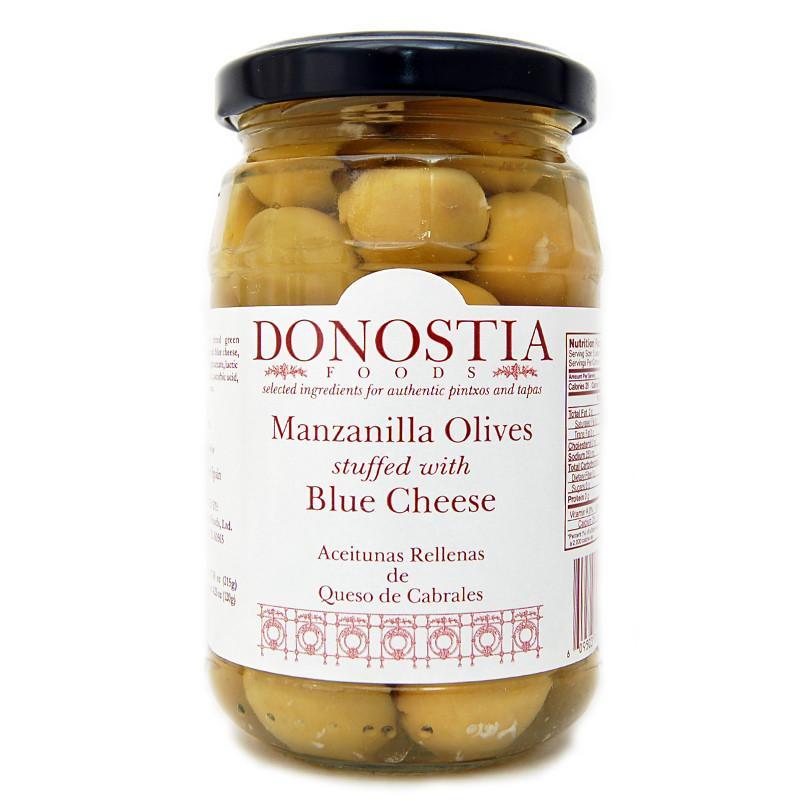 Manzanilla Olives Stuffed with Blue Cheese